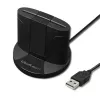 Smart Card Reader Qoltec 50632 USB 2.0 Must 1m kaabel