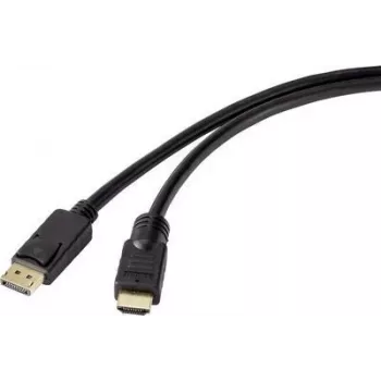 Renkforce RF-4581870 HDMI-kaabel 10 m HDMI Type A (Standard) Must (RF-4581870)