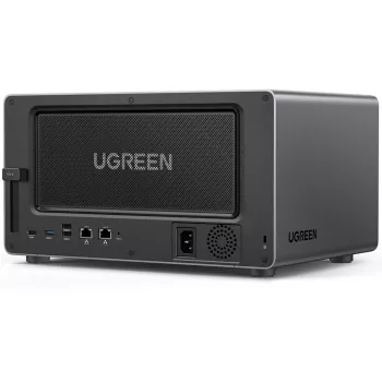 UGREEN NASync DXP8800 Plus 8-pesa NAS 0/8 SATA + 0/2 M.2 SSD, 2x 10GbE, 8 GB muutmälu