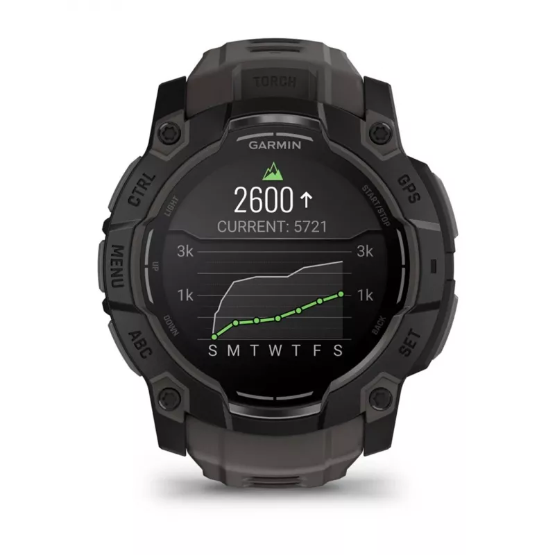 Garmin Instinct 3 AMOLED 3,3 cm (1,3) 50 mm digitaalne 416 x 416 pikslit puutetundlik ekraan must GPS (satelliit)