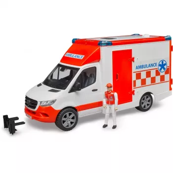 Bruder 1/16 Mercedes-Benz Sprinter Kiirabi koos juhiga
