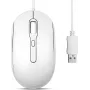 Perixx PERIMICE-222UW optiline hiir, vaikne, USB-A, valge - hiir - optiline (PERIMICE-222UW)