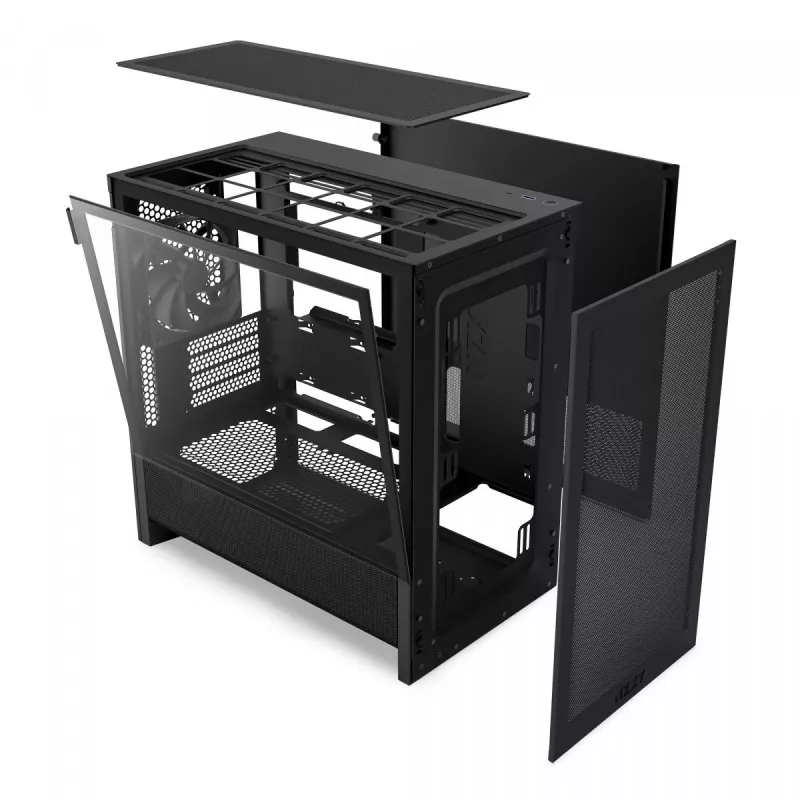 NZXT H3 Flow Micro ATX õhuvooluga korpus - must
