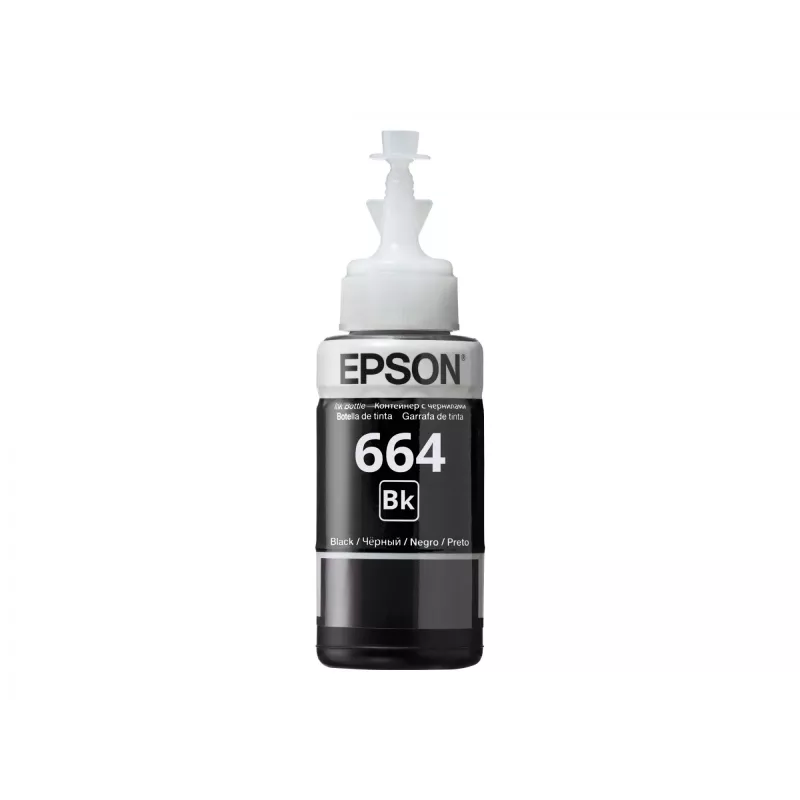 Ink Bottle Epson T6641 70ml Must