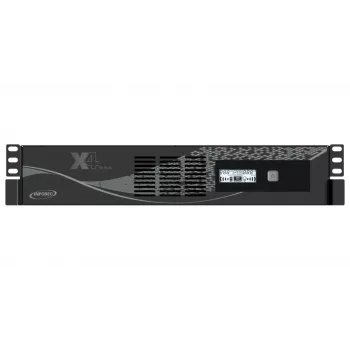 Rackmount UPS Infosec X4 2000 RM Plus 2 kVA / 1200 W, 10 tüüpi F pistikupesa, LCD, liin-interaktiivne