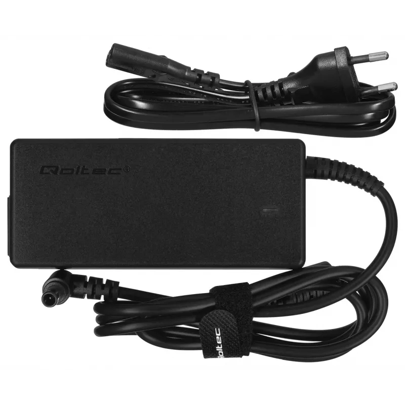 Mobiilseadme laadija QOLTEC 51773, 42W, 14V 3A, sisend 220–240V 50/60Hz, must, 1,19m kaabel