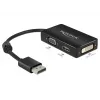 DeLOCK 0,16 m DisplayPort/VGA+HDMI+DVI VGA (D-Sub)+ HDMI + DVI must