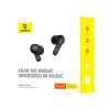 Baseus Bowie E20 kõrvaklapid juhtmevabad kõrvasisesed kõned/muusika Bluetooth Must