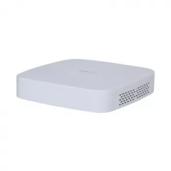 Võrgusalvesti DAHUA NVR2104-S3 4-kanaliline, 1U, SATA HDD kuni 16 TB, 1080p/720p, 12V/1.5A, valge