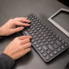 Mini juhtmevaba klaviatuur Tellur TLL491251 must kompaktne disain, kaasaskantav paigutus