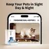 Automaatne lemmikloomasöötja PETKIT YumShare Dual-hopper 2 kaameraga, 5 L maht, ABS ja 304 roostevaba teras, valge