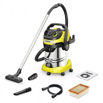 Kärcher WD 6 P S V-30/6/22/T Must, Roostevaba teras, Kollane 30 L 1300 W