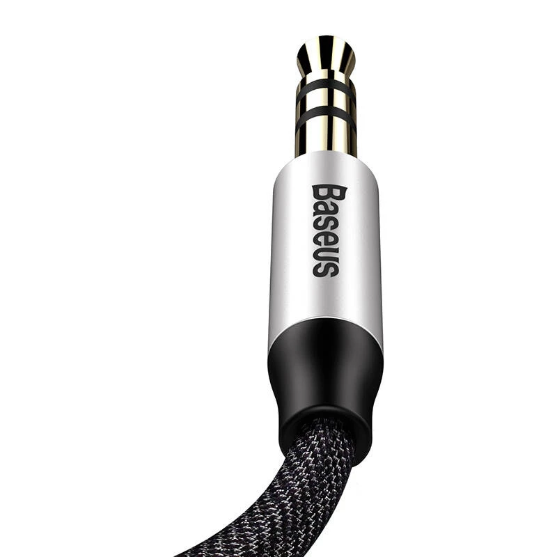 Baseus Yiven Audio kaabel kaabel 3.5 male Audio M30 1.5M Hõbedane+ Must
