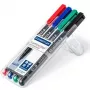 Püsimarker Staedtler Lumocolor 317 WP4 Must Sinine Roheline Punane