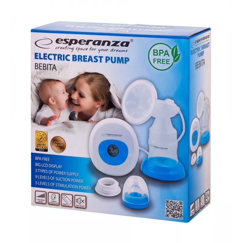 Rinnapump ESPERANZA ECM001B elektrooniline, mahutavus 1550 ml, võrgu-/akutoitega