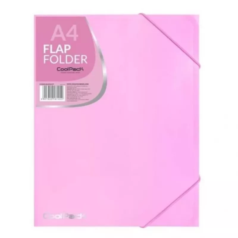 Coolpack klappkaust PP, A4, pastellroosa