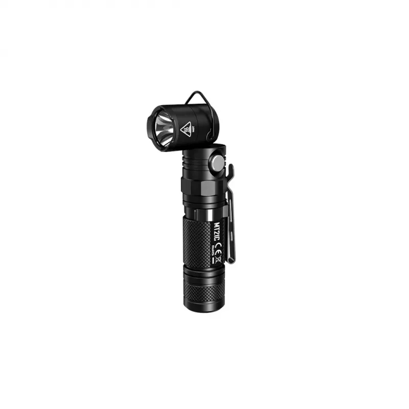 Käsi-taskulamp Nitecore MT21C, 1000 lm, 131 mm, 103,5 g, ühildub 18650 või CR123, must