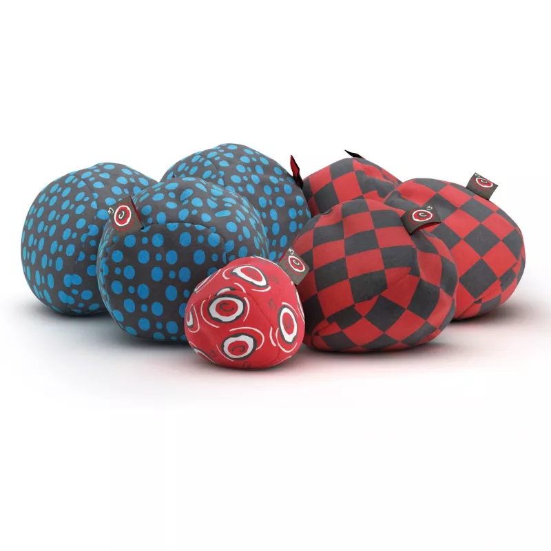 Crossboule Set Downtown, osavusmäng sinine/punane