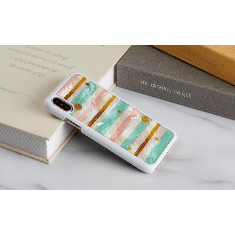 Nutitelefoni ümbris iKins iPhone XS / iPhone XS Max jaoks — pop mint Must
