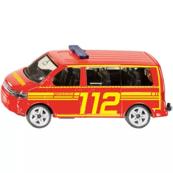 Usorteret Siku VW T5 tuletõrje juhtimisauto mudel SIE-30474970 survevalatud päästeauto 1:87
