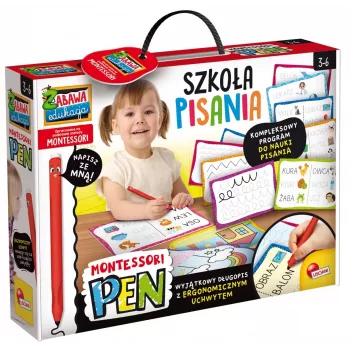 Hariv komplekt Montessori pastakas kirjutamiseks koolis 18 tahvliga