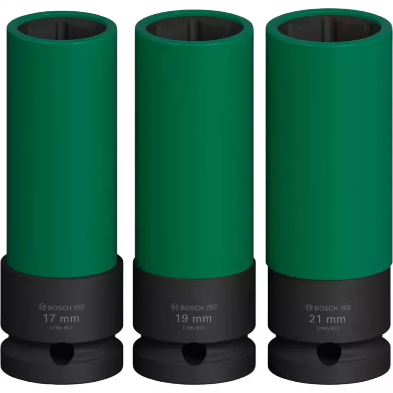 Löögipesade komplekt Bosch PRO 1/2 tolli, 3-osaline, süvapesad äärekaitsega