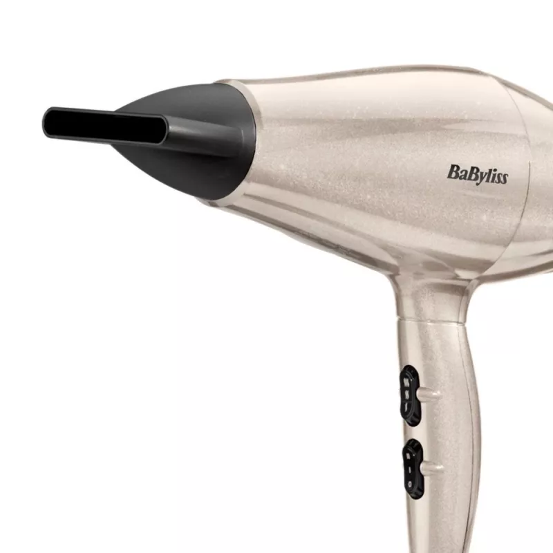 Föön BABYLISS 5914PE — 2000 W, alalisvoolumootor, 3 kuumuseastet, 2 kiirust, jahutusõhu funktsioon, must/kuldne/roosa kuldne