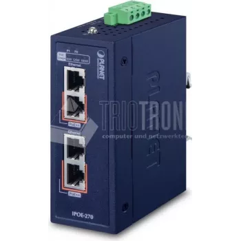 PLANET IPOE-270 võrgulüliti, PoE toitega, 4 RJ-45 porti
