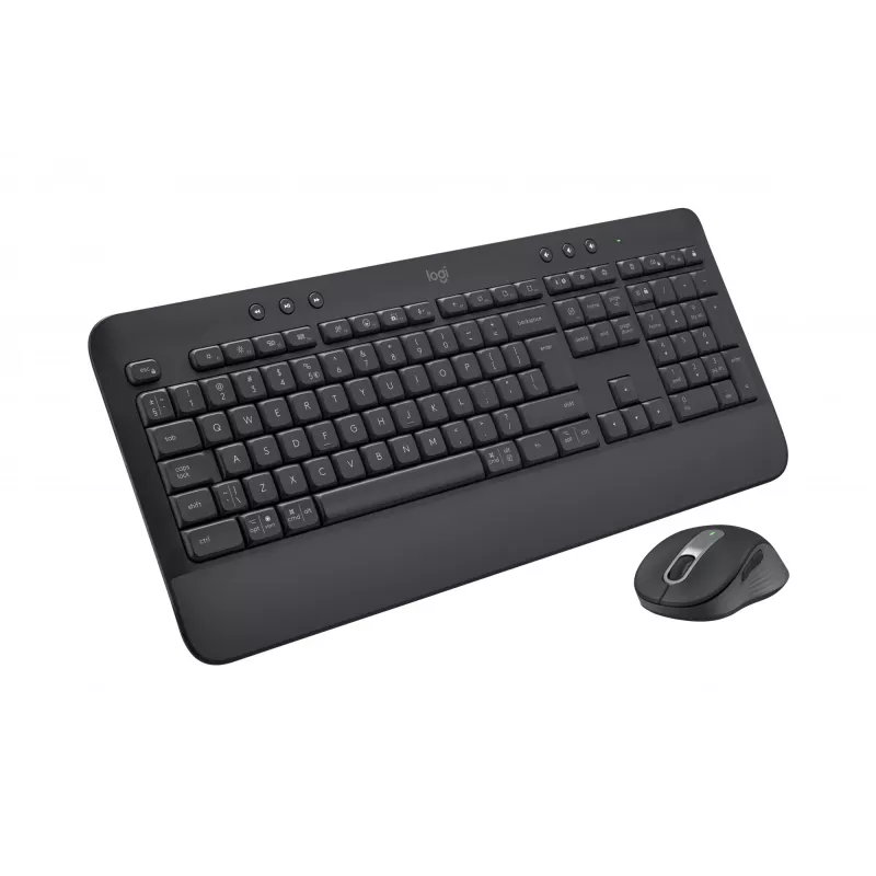 Logitech Signature MK650 for Business - klaviatuuri- ja hiirekomplekt - juhtmevaba - 2,4 GHz, Bluetooth LE - QWERTY - hispaania - grafiit