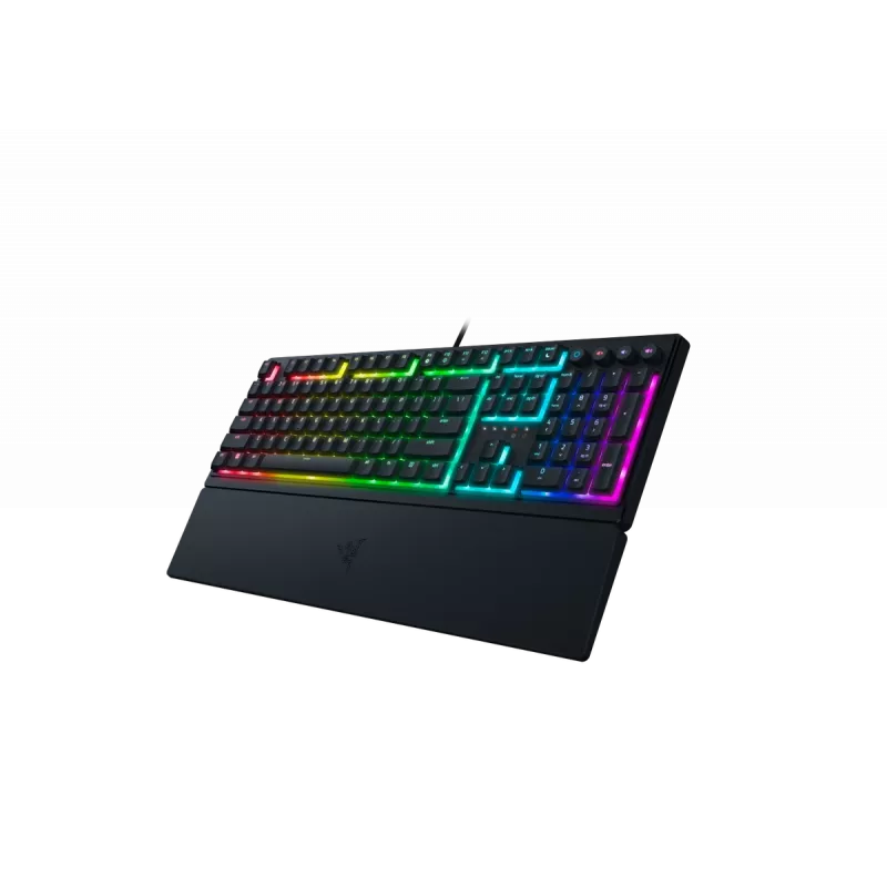 Razer Ornata V3 RGB mänguklaviatuur USB must täissuuruses juhtmega Mecha-membrane