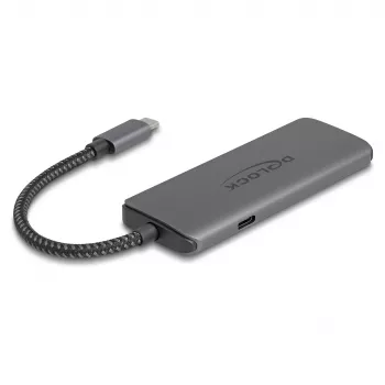 DeLOCK USB-C dokkimisjaam 8K HDMI USB PD 3.0 100 W
