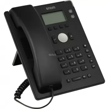snom D120 - VoIP telefon - kolmesuunaline kõne - SIP - 2 kaablit - Must (4361)