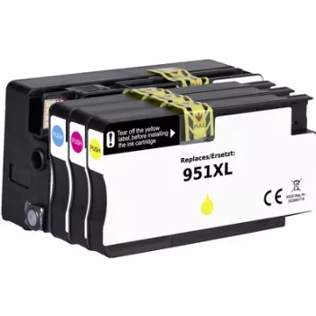 Renkforce tindi kombineeritud pakend asendab HP 950 XL, 951 XL (C2P43AE) ühilduv must, tsüaan, magenta, kollane RF-5705448 (RF-5705448)