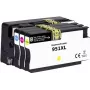Renkforce tindi kombineeritud pakend asendab HP 950 XL, 951 XL (C2P43AE) ühilduv must, tsüaan, magenta, kollane RF-5705448 (RF-5705448)