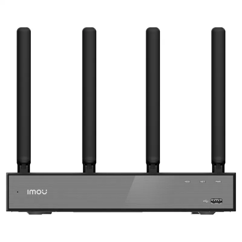 Võrgusalvesti IMOU N118W Must — 18-kanaliline, 4-kanaliline taasesitus, maks. 3840×2160, kaheribaline Wi‑Fi, SATA kuni 16 TB