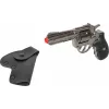 Mängumetallrevolver Pulio 155433/0 koos kabuuriga — metallkonstruktsioon, sisaldab kabuuri