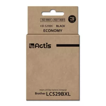 Tindikassett ACTIS KB-529Bk ühilduv Brotheriga, pigmentmust, 58 ml, standardmahuga, üksikpakend