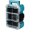 MAKTRAK Organizer compact, tööriistakast sinine/läbipaistev, läbipaistev kaas