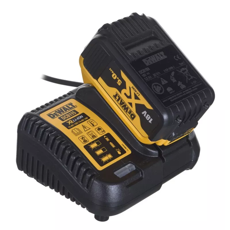 Kettsaag DeWalt DCM565P1 — juhtmevaba, 30 cm latt, 5 Ah aku, 0,12 L õlipaak