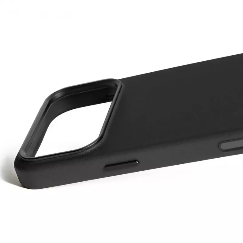 Mujjo Full Leather Case ümbris iPhone 17 Pro Max must