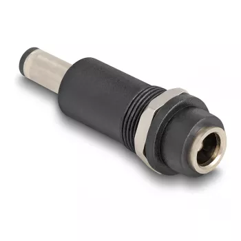 Adapter DELOCK DC 5.5 x 2.1 mm (female) to DC 5.5 x 2.5 mm (male), must