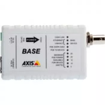 AXIS T8640 Ethernet Over Coax Adaptor PoE+ - Meediumikonverter - Ethernet, Fast Ethernet - 10Base-T, 100Base-TX - RJ-45 / BNC (2 tk komplekt) - AXIS P1346, P1346-E, P5534, P5534- jaoks