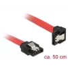 SATA kaabel DeLOCK 83979 0,5 m SATA 7-kontaktiline must punane