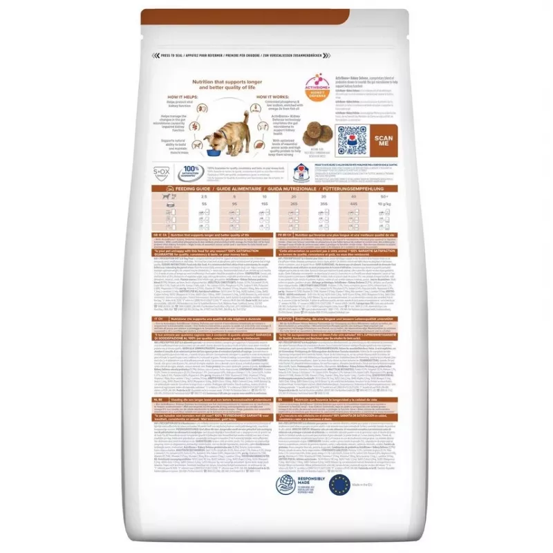 Hill's PD K/D Kidney Care Originaal - kuiv koeratoit - 4kg