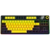 LORGAR KBP70TKLW, juhtmeta TKL mehaaniline mänguklaviatuur Pro, must/kollane, EN paigutus