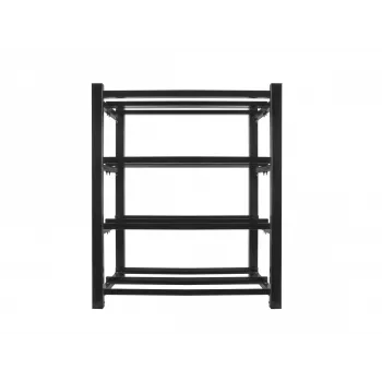 Akuraam UPS-ile 830x454 2 rida 4 taset 8 riiulit must lamepakend