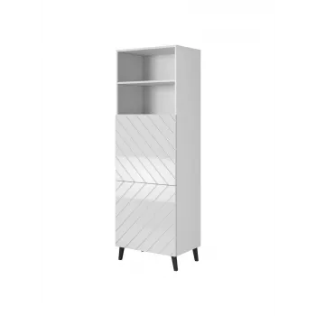 Kapp ABETO 60x40x176.5 cm valge/läikiv valge