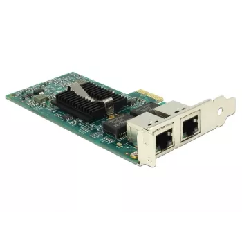 Delock PCIe-kaart 2x gigabitine LAN-võrguadapter