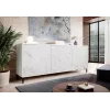 MARMO 3D kummut 200x45x80,5 cm valge matt/marble valge