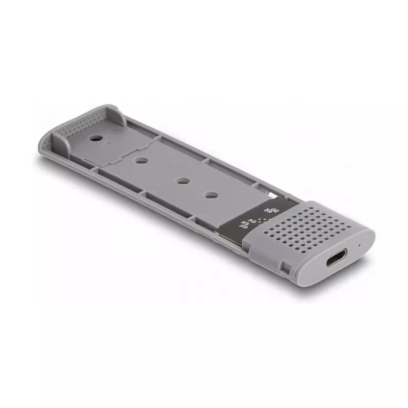 SSD-korpus DeLOCK väline USB USB-C kombokorpus M.2 NVMe PCIe või SATA SSD-le, tööriistavaba